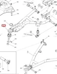 706203222 Рычаг Передний Верхний Правый Черный Для BRP Can Am Outlander, Renegade 706204572, 706204445