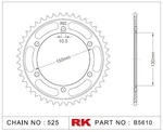 B5610-48 RK CHAINS Звезда 48 зубьев для цепи 525 для мотоцикла ведомая Yamaha, Honda JTR300, JTR30048, JTR300.48, JTR300-48