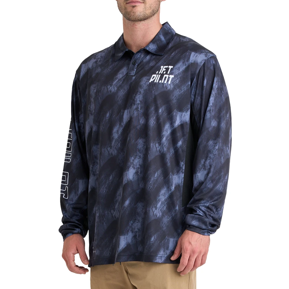 Джерси JetPilot Venture LS Fishing Black, L, 2603904