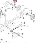 2604-945 Вал Задней Подвески Для Arctic Cat BEARCAT WIDE TRACK TURBO