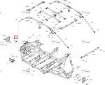705211561 Пластина Крепежная Со Шпильками Для Передних Нижних Рычагов Для BRP Can Am Maverick