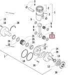 3006-489 Шайба Шатуна Для Arctic Cat 3423-158, 3004-981