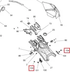 517305504 Защелка Боковой Панели Для Ski Doo