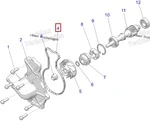 5416669 Прокладка Помпы Для Polaris