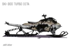Наклейки VEL На Снегоход Ski Doo Summit Expert TURBO 007A