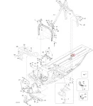 605351612 Фиксатор Левый Для BRP Lynx Rave, Xtrim