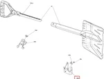 520900057 Кронштейн Лопаты Для BRP LYNX COMMANDER