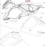517307132 Боковая Панель Правая Для Ski Doo SUMMIT 850 E-TEC 2020