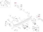 503192676 Ролик Гусеницы Белый Для BRP LYNX
