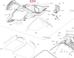 517306655 Панель Боковая Правая Для Ski Doo FREERIDE 2019