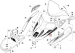 8611-539 Наклейка Капота Arctic Cat Левая Для Arctic Cat BEARCAT