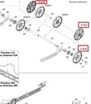 503191154 Ролик Гусеницы Для Ski Doo 503191741