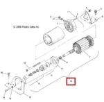 2410748 Стартер Для Polaris Widetrak LX 4170006