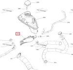 509001405 Суппорт Расширительного Бачка Для Ski Doo