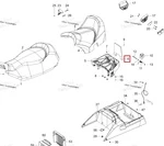 510005330 Опора Спинки Сиденья Для Ski Doo