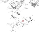 708003064 Полоз Сиденья Для BRP Can Am Maverick 708002119, 708002724