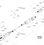 MP-CA-889 MAX POWER Привод В Сборе Задний Левый Для BRP Can Am 705502710