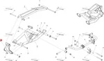 715006137 Ступица Задней Подвески Левая Для BRP Can Am Maverick Sport, Trail