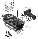 420431051 Прокладка Головки Блока Цилиндров Для Ski Doo 1200 420431050