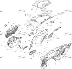 708500095 Капот Красный Для BRP Can Am Maverick R