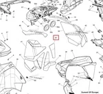 517305089 Поролон Изоляционный Левой Боковой Панели Для Ski Doo