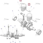 2212229 Поршень Для Polaris Patriot 850 2207820, 2208205, 2207821, 2209886