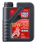 3051 LIQUI MOLY Синтетическое моторное масло для мотоциклов 4Тактное Motorbike Synth Offroad Race 10W-50 1 литр