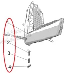 2413615 Фара передняя Polaris Axys БУ