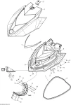 269501938 Крышка носовая капота SEA DOO