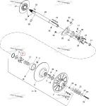 417126337 Хеликс Ведомого Вариатора Для Ski Doo
