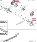 503191154 Ролик Гусеницы Для Ski Doo 503191741