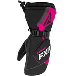 Рукавицы женские FXR Combat с утеплителем Black/Fuchsia 220835-1090