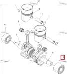 F560423 Подшипник Коленвала Для Polaris 3514587, 3514710, 3514908, 3515098