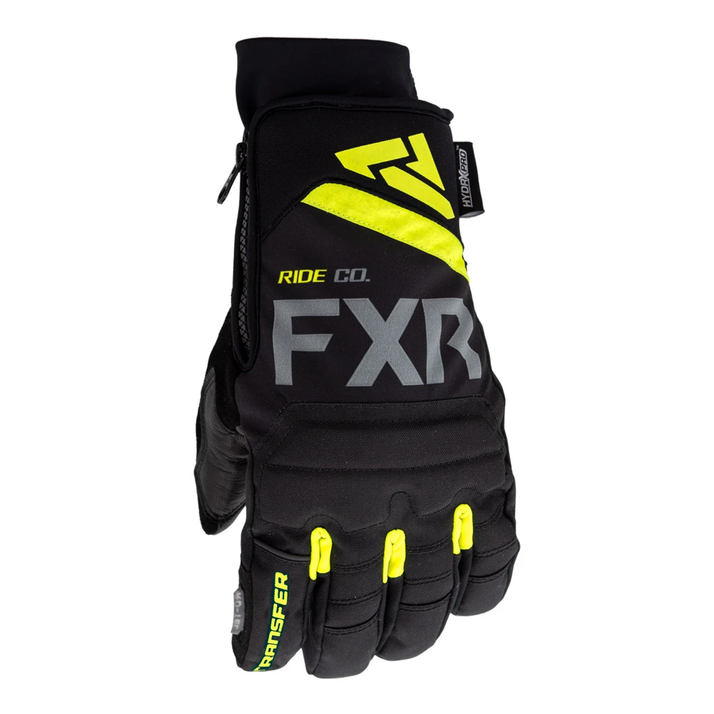 Перчатки FXR Transfer Short Cuff Black/Hi Vis 220817-1065