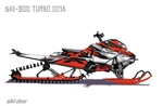 Наклейки VEL На Снегоход Ski Doo Summit Expert TURBO 001A