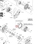 861791800 Зубчатый Венец Стартера Для Ski Doo 417222321