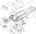 518326464 Упор Подножки Левый Для Ski Doo Skandic, Expedition