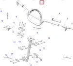 1830284 Руль Низкий Для Polaris 1824307, 1824599, 1824306, 1824601, 1824175, 1830244, 1824600, 2881235