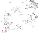 706203941 Рычаг Передний Нижний Правый Зеленый Для BRP Can Am Maverick