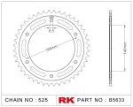 B5633-42 RK CHAINS Звезда 42 зубьев для цепи 525 для мотоцикла ведомая BMW JTR6, JTR642, JTR6.42, JTR6-42