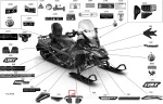 516009435 Наклейка Боковой Панели Для BRP Lynx COMMANDER 900 ACE 2020-2021