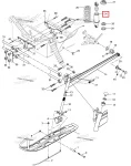 505070013 Амортизатор Передней Подвески Для Ski Doo 1999-2001