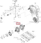 504153584 Вал Привода Гусеницы Для Ski Doo 504153210, 504152911, 504153104