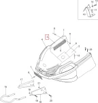 605354966 Термоизоляция Переднего Поддона Для Ski Doo Skandic
