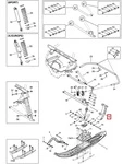 505071519 Поворотная Опора Серая Для Ski Doo