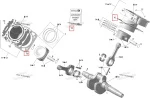 420684133 Комплект Прокладок Двигателя Для Ski Doo V-800 420684132