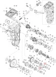 619230005 Вал КПП Для Ski Doo EXPEDITION, SKANDIC
