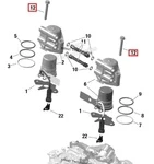 420840097 Болт Форсунки Для Ski Doo