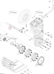 605253104 Вал Привода Гусеницы Для Ski Doo Skandic, EXPEDITION