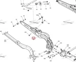 706003944 Рычаг Задний Левый Оранжевый Для BRP Can Am Maverick Turbo